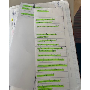 fiche de mémorisation